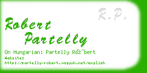 robert partelly business card